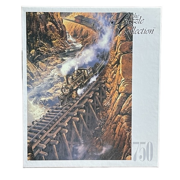 Ted Blaylock The Puzzle Collection 750 Pieces Black Canyon Express SEALED 2003. - Picture 1 of 8